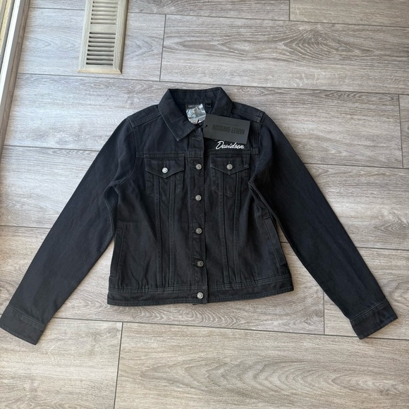 NWT Harley-Davidson Knucklehead Mic Drop Denim Jacket - Picture 4 of 13